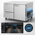 Thumbnail image #4 for Turbo Air PRO Series 48-Inch 2-Section Undercounter Freezer with 1 Door and 2 Drawers