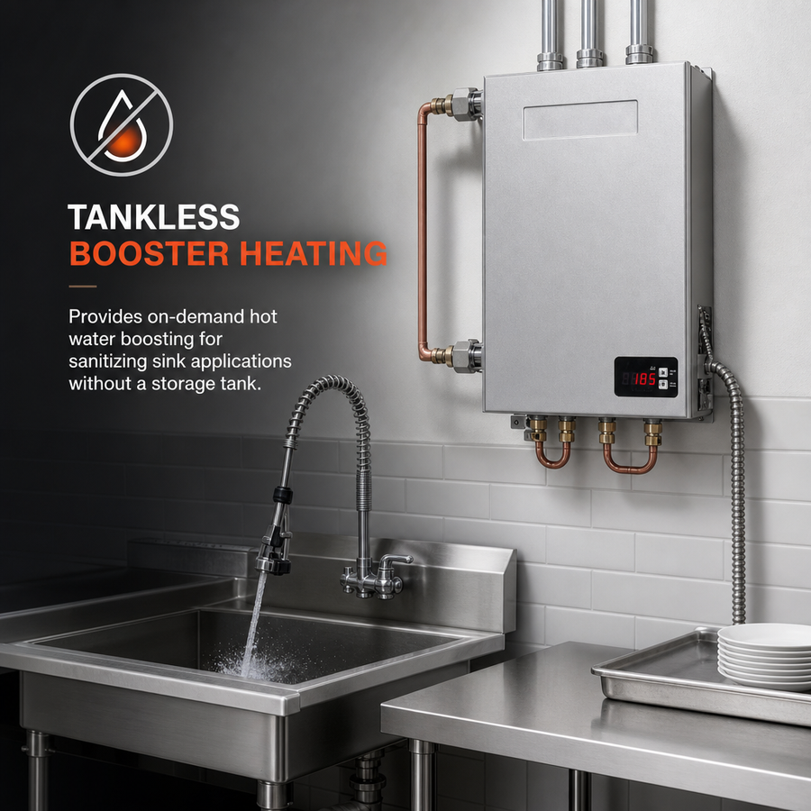 Tankless Booster Heating
