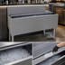 Thumbnail image #3 for Glastender IBB-48 Underbar Stainless Steel Ice Bin with Sliding Cover, 48