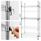 Thumbnail image #3 for Metro Super Erecta A1872NS Super Adjustable Stainless Steel Wire Shelf, 72"W x 18"D