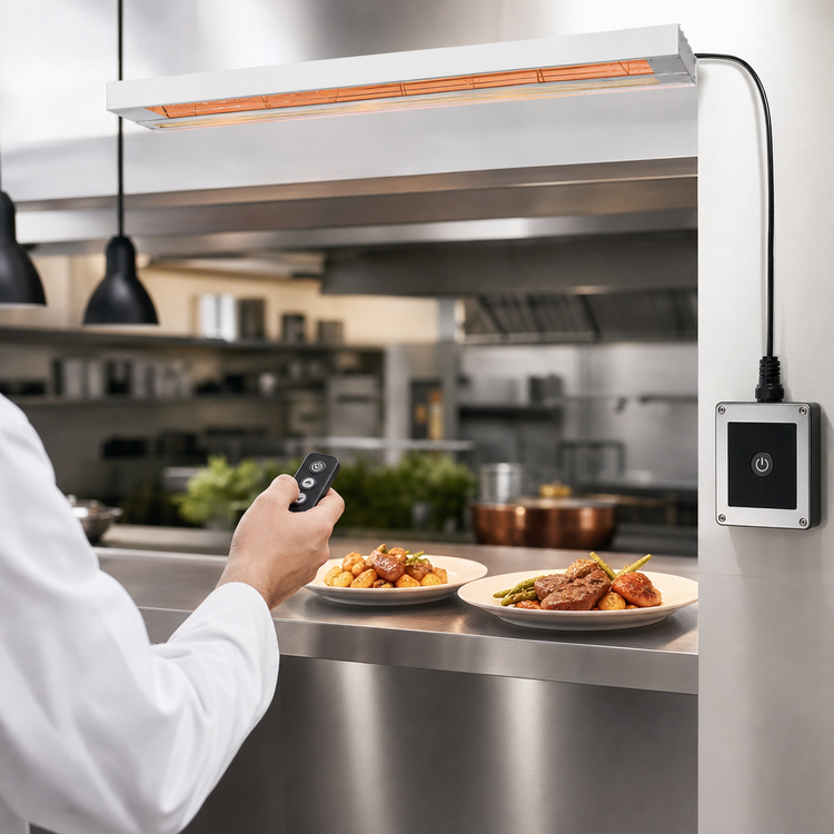 Product image #3 for Nemco 24-Inch Single Remote-Controlled Infrared Strip Heater, 208V