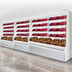 Thumbnail image #3 for Howard-McCray 35E Series Packaged Meats Vertical Open Merchandiser, 75-Inch Wide, 4-Tier Shelves, Self-Contained Refrigeration