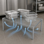 Thumbnail image #3 for Metro Super Erecta P2136BR Zinc Open-Wire Dunnage Rack Platform, 36 x 21 x 14-1/2 Inches