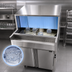 Thumbnail image #3 for CMA Dishmachines Energy Mizer GL-C Low-Temperature Rotary Glasswasher