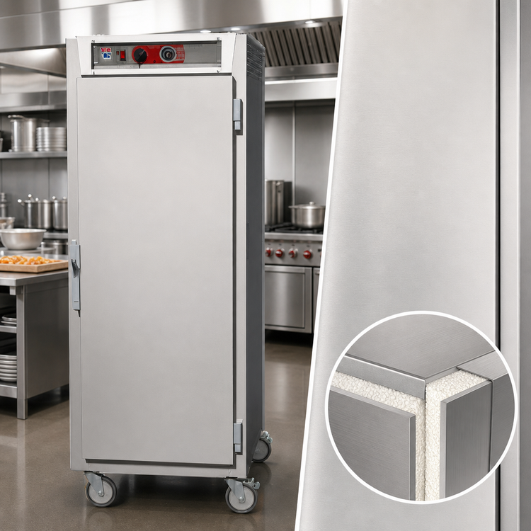 Product image #3 for Metro C5 6 Series Full-Height Mobile Heated Holding Cabinet with Solid Doors