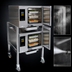 Thumbnail image #3 for AccuTemp Evolution Double-Stacked Connectionless Boilerless Electric Convection Steamer with Stand, 2 Compartments, 3-Pan Capacity Each, 208V