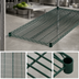 Thumbnail image #4 for Winco 54 x 24 Inch Epoxy Coated Green Wire Shelf with 4 Sleeve Clips
