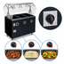 Thumbnail image #3 for Vollrath 2-Series Affordable Portable 3-Well Mobile Hot Food Station Deluxe with Breath Guard and Lights