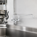 Thumbnail image #3 for Steel Works Stainless Add-On Faucet with 8-Inch Spout for Pre-Rinse Unit