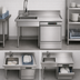 Thumbnail image #3 for 48-Inch Right-Hand Soiled Dishtable for Undercounter Dishwasher