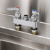 Thumbnail image #3 for T&S Brass B-1110-XS-LNM Deck Mount Workboard Faucet, 4-Inch Centers, Less Nozzle