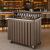 Thumbnail image #3 for Cambro CamBar 54-Inch Designer Decor Portable Beverage Bar with Ice Sink and Speed Rail
