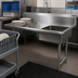 Thumbnail image #3 for John Boos 50-Inch Soiled Undercounter Straight Dish Table with Right-to-Left Operation