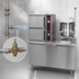 Thumbnail image #3 for Crown DCX-10-6 Two Compartment Direct Steam Convection Steamer with 6 Gallon Kettle