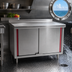 Thumbnail image #3 for Eagle Spec-Master Marine Series 14 Gauge Stainless Steel Enclosed Work Table with Sliding Doors, 48 x 24 Inches