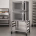 Thumbnail image #3 for AccuTemp SNH-21-01 Ergo-Low Stainless Steel Support Stand for Double-Stacked Steam'N'Hold or Evolution Units with 5-Inch Casters