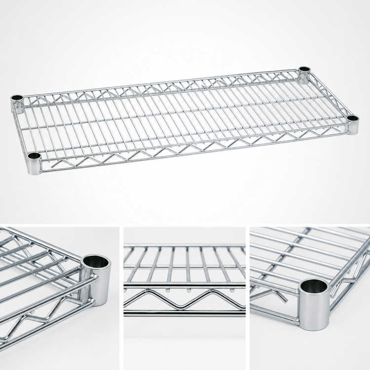 Product image #3 for 36 Inch x 36 Inch Chrome QuadTruss Wire Shelf