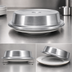 Thumbnail image #3 for Custom Round Stainless Steel Plate Cover for 12-1/16 Inch to 12-3/4 Inch Plates