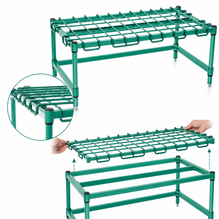 Product image #3 for EagleGard Wire Dunnage Rack, 36 x 21 x 14 Inches, 1600 lb Capacity