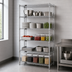 Thumbnail image #3 for Eagle Group 5-Tier Stainless Steel Wire Shelving Starter Unit, 72W x 21D x 86H