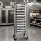 Thumbnail image #3 for Metro RE1 Mobile End-Load Wire Bun Pan Rack, 38-Pan Capacity, 18 x 26-Inch Pans, 1-1/2-Inch Centers