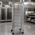 Thumbnail image #3 for Metro RE1 Mobile End-Load Wire Bun Pan Rack, 38-Pan Capacity, 18 x 26-Inch Pans, Brite Zinc Finish