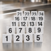 Thumbnail image #3 for 1-25 Square Washable Table Number Set, 4 x 4 Inches