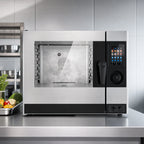 Thumbnail image #3 for Lainox Compact Naboo CVEN061R Boilerless Electric Countertop Combi Oven, 6 x 1/1 GN, Programmable Touch Screen