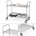 Thumbnail image #3 for Metro Super Erecta MW612 Standard Duty 2-Shelf Stainless Steel Utility Bus Cart