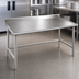 Thumbnail image #3 for Spec-Master Marine Series Stainless Steel Work Table, 72 x 24 Inches, 4-1/2-Inch Backsplash