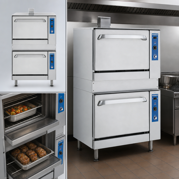 Product image #3 for Imperial Pro Series IR-36-DS 36-Inch Double-Stack Range Match Gas Standard Oven