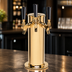 Thumbnail image #3 for Micro Matic USA Single-Column Countertop Air-Cooled Draft Beer Tower with 3 Brass Faucets, PVD Brass Finish