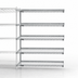 Thumbnail image #3 for Eagle Group 5-Tier Add-On Wire Shelving Unit, 72W x 18D x 86H, Stainless Steel Finish