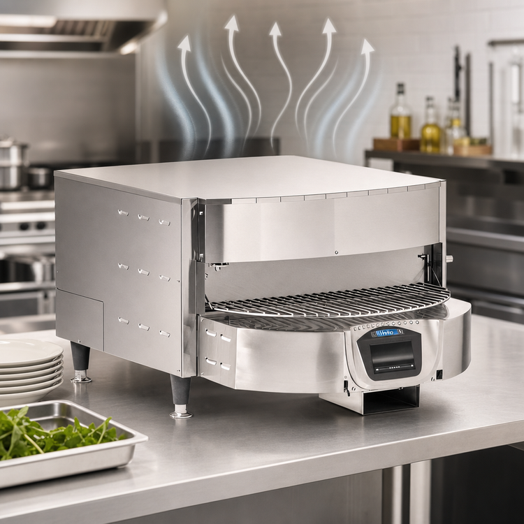 Product image #4 for Ovention Matchbox M360-12 Countertop Ventless Electric Rotating Conveyor Oven
