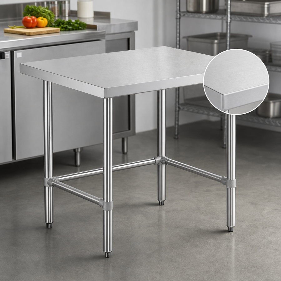18-Gauge 430 Stainless Steel Top