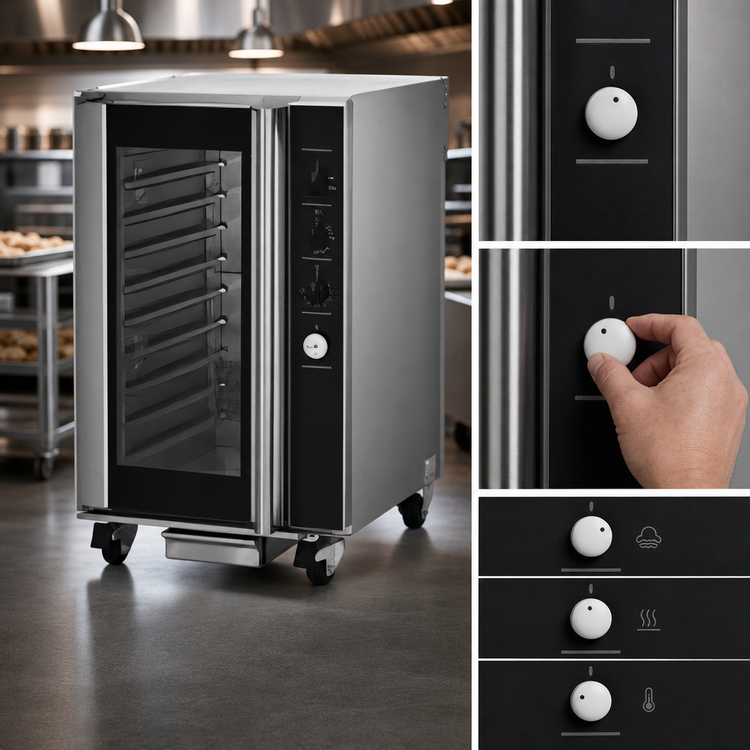 Product image #3 for Turbofan P10M Mobile Proofer/Holding Cabinet, 10 Half-Size Pan Capacity