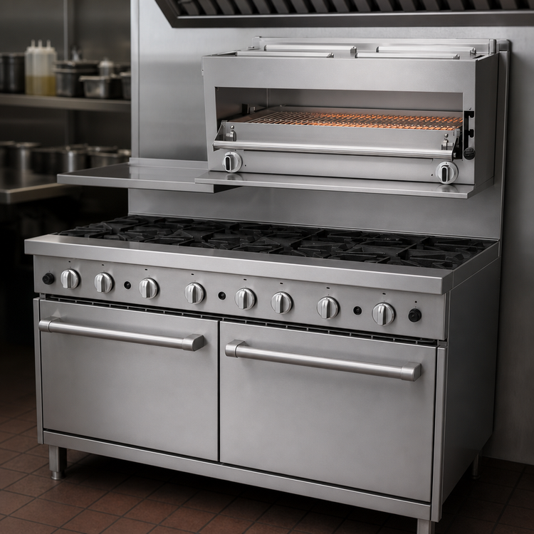 Product image #3 for Garland G Starfire Pro G-Series Gas Infrared Range-Mount Salamander Broiler for G60 Range, 59-1/16-Inch Wide, 40,000 BTU