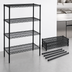 Thumbnail image #3 for Quantum Stationary Wire Shelving Starter Kit, 60