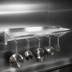 Thumbnail image #3 for John Boos Stallion 48-Inch Wall-Mount 14-Gauge Stainless Steel Pot Rack Shelf with 4 Hooks
