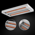 Thumbnail image #3 for Hatco Glo-Ray 24-Inch Double Infrared Strip Heater, Unlighted, 700W, Aluminum