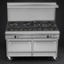 Thumbnail image #3 for Southbend Ultimate 60-Inch Gas Restaurant Range with 9 Open Burners and 2 Convection Ovens