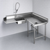 Thumbnail image #3 for Spec-Master Corner Soiled Dishtable with Pre-Rinse Sink, 60-Inch Right-Hand, 14/304 Stainless Steel