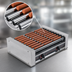 Thumbnail image #3 for Roll-A-Grill 10-Roller Hot Dog Roller Grill, 18 Hot Dog Capacity, 220V