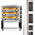 Thumbnail image #3 for PizzaMaster PM 943ED 3-Deck Modular Electric Pizza Deck Oven with Ceramic Clay Stones