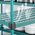 Thumbnail image #3 for QuadPlus Louvered Polymer Shelf Mat, 54 x 24 Inches, Green