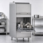 Thumbnail image #4 for Eurodib USA Lamber P700EKDPS High-Temperature Door-Type Pot & Pan Washer, Stainless Steel, Drain Pump, 30-20-15 Racks/Hour