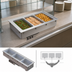 Thumbnail image #3 for Vollrath Short-Sided 3-Pan Drop-In Insulated Hot Well with Thermostatic Controls and Standard Drain