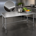 Thumbnail image #3 for Spec-Master 84-Inch x 48-Inch Stainless Steel Work Table with Open Base and Adjustable Bullet Feet