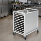 Thumbnail image #3 for Channel Manufacturing 615 Semi-Enclosed Aluminum End-Load Bun Pan Rack, 16 Full-Size Pan Capacity