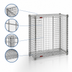 Thumbnail image #3 for QuadTruss Mini Stationary Security Cage with 2 Locking Doors, Chrome-Plated, 50 x 26 x 40 Inches